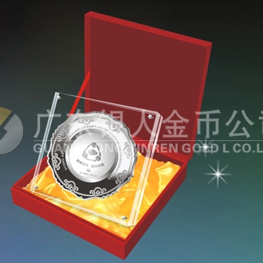 2014年11月：制做深圳金溢科技股份上市公司紀念銀盤制作