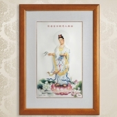 南海觀音菩薩純銀銀畫(huà)定做批發(fā)零售個(gè)性定制純銀銀畫(huà)