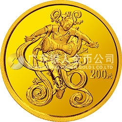 中國石窟藝術(shù)（敦煌）金銀紀念幣1/2盎司金質(zhì)紀念幣