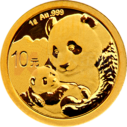 2019版熊貓金銀紀念幣1克圓形金質(zhì)紀念幣